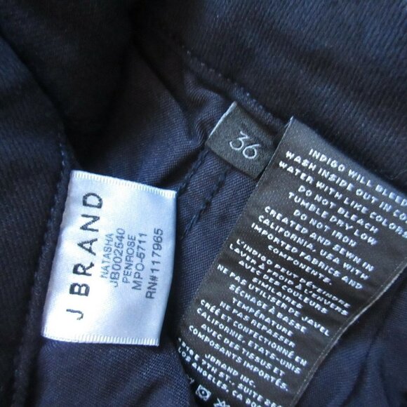 NWT J Brand Natasha in Penrose Sky High Skinny Buttonfly Stretch Jeans 36 - Picture 3 of 6